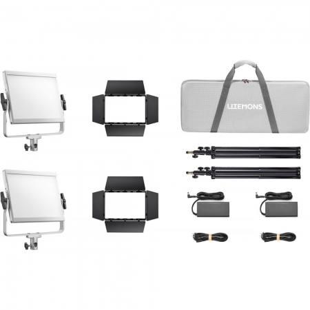 Godox Litemons LP400Bi-K2 Bi-Color LED Light Panel (2-Light Kit)